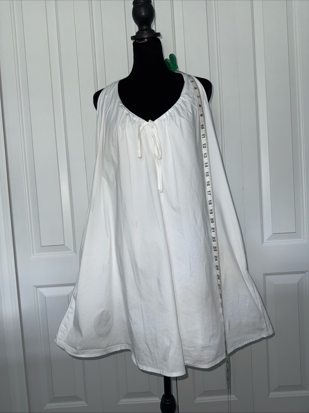 wild fable White Tie-Front Sleeveless Tunic